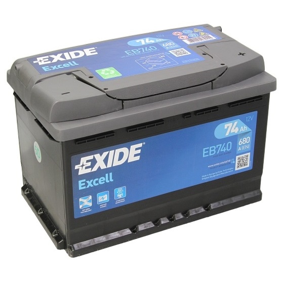 Baterie Exide Excell 74Ah 680A 12V EB740